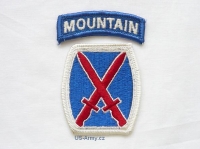 US army shop - Nášivka - 10.horská divize • 10th Mountain Division 