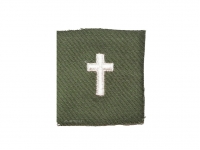 US army shop - Nášivka - Křesťanský kaplan • Chaplain • 60.léta